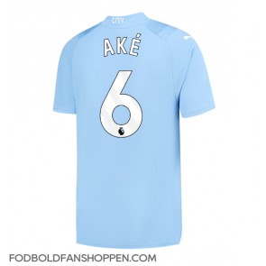 Manchester City Nathan Ake #6 Hjemmebanetrøje 2023-24 Kortærmet